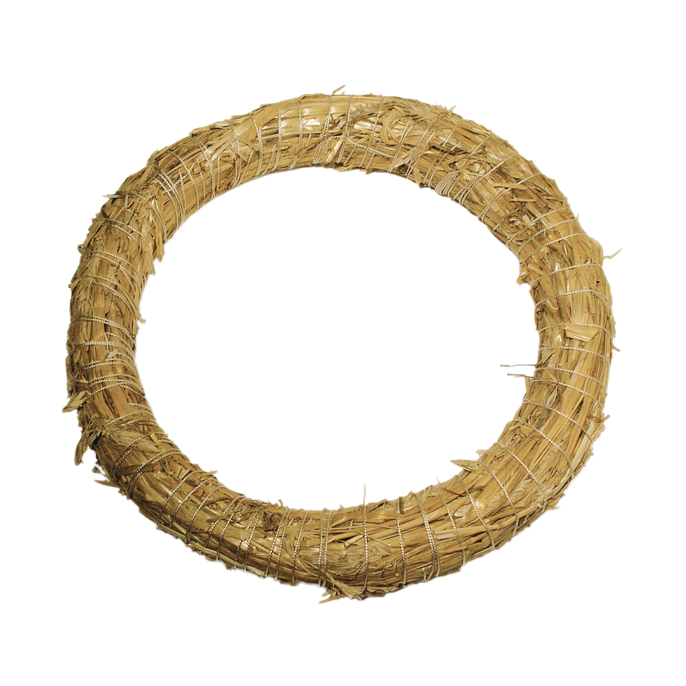 Rayher couronne en paille super fine nature 25 cm